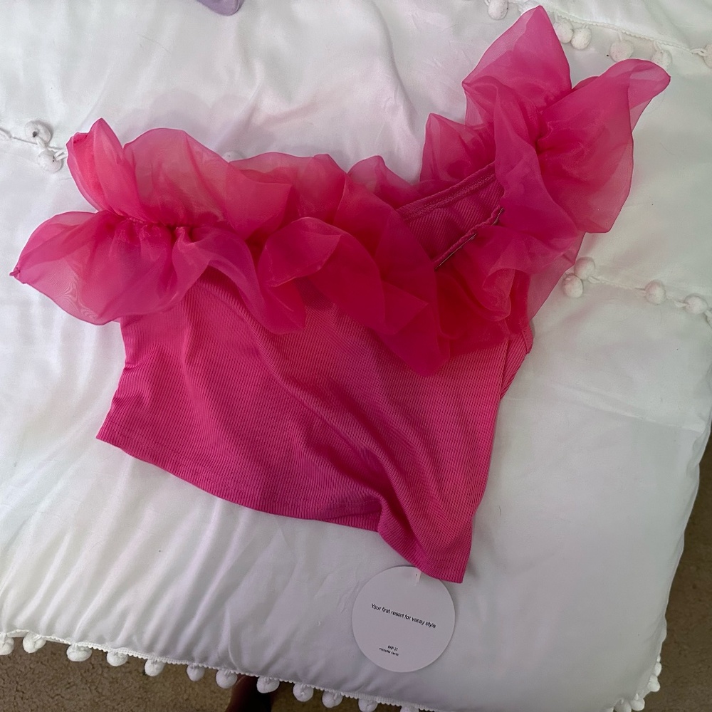 Shein One Shoulder Top